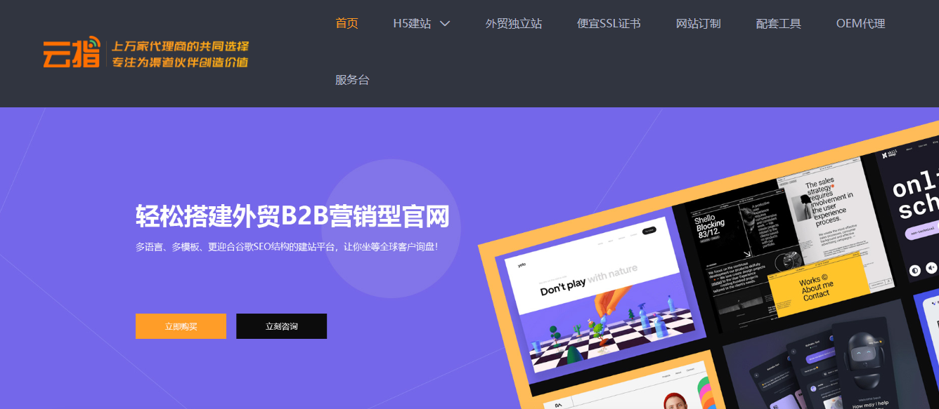 云指：领先的网站设计制作公司