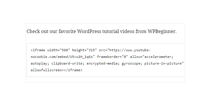 怎么在WordPress嵌入iFrame代码