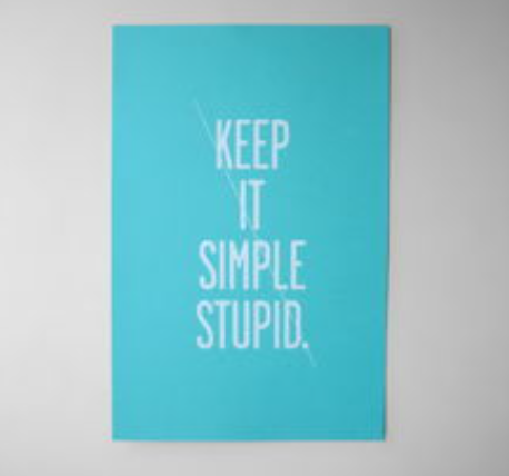 KISS Principle(“Keep It Simple and Stupid”原则)